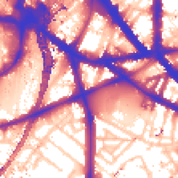 Daytime road noise heatmap for SE1 7PT
