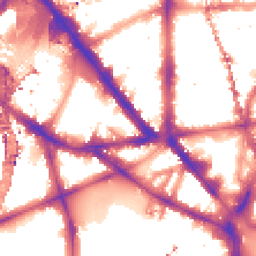 Night-time road noise heatmap for SE1 7QL