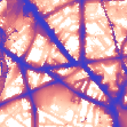 Daytime road noise heatmap for SE1 7QN