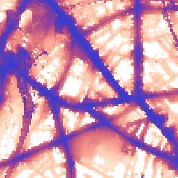 Daytime road noise heatmap for SE1 7QZ