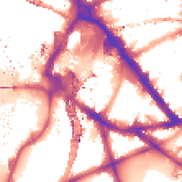 Night-time road noise heatmap for SE1 7RJ