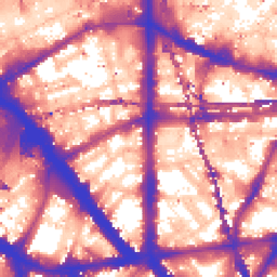 Daytime road noise heatmap for SE1 8LD