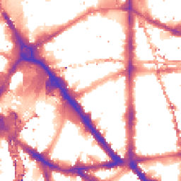 Night-time road noise heatmap for SE1 8LL