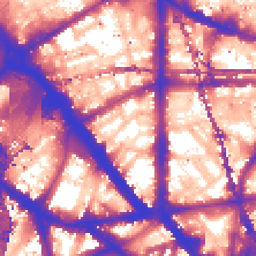 Daytime road noise heatmap for SE1 8QD
