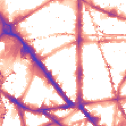 Night-time road noise heatmap for SE1 8QD