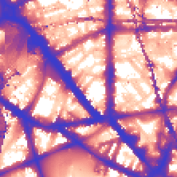 Daytime road noise heatmap for SE1 8QT