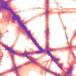 Night-time road noise heatmap for SE1 8QT