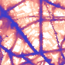 Daytime road noise heatmap for SE1 8TU