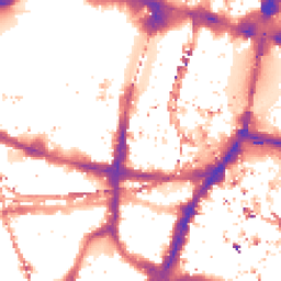 Night-time road noise heatmap for SE1 9HN