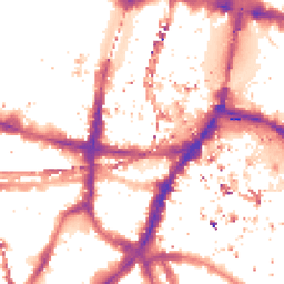 Night-time road noise heatmap for SE1 9HR