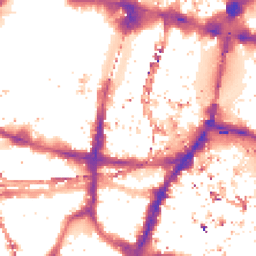 Night-time road noise heatmap for SE1 9HU