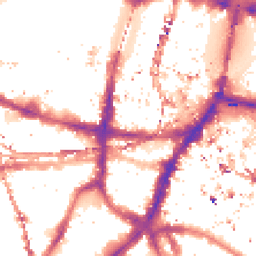 Night-time road noise heatmap for SE1 9HW
