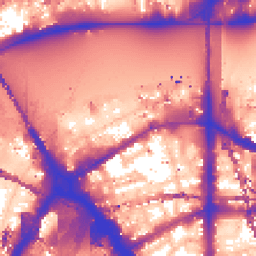 Daytime road noise heatmap for SE1 9NL