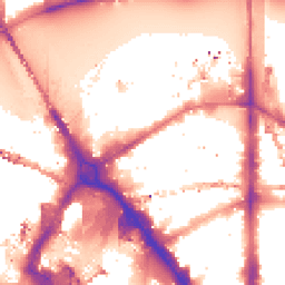 Night-time road noise heatmap for SE1 9NN