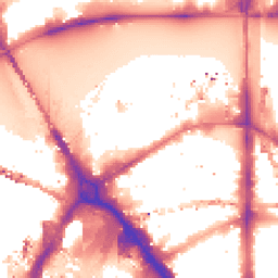 Night-time road noise heatmap for SE1 9NS