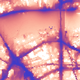 Daytime road noise heatmap for SE1 9QE