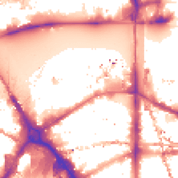 Night-time road noise heatmap for SE1 9QE