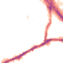 Night-time road noise heatmap for SE10 0AD