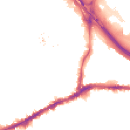 Night-time road noise heatmap for SE10 0AH