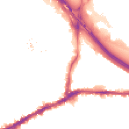 Night-time road noise heatmap for SE10 0AW