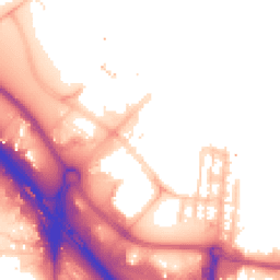 Daytime road noise heatmap for SE10 0BD