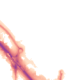 Night-time road noise heatmap for SE10 0BD