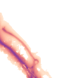 Night-time road noise heatmap for SE10 0BE