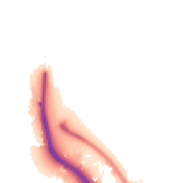 Night-time road noise heatmap for SE10 0BN