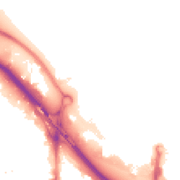 Night-time road noise heatmap for SE10 0BT