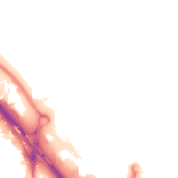 Night-time road noise heatmap for SE10 0BU