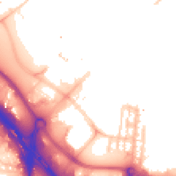 Daytime road noise heatmap for SE10 0BX