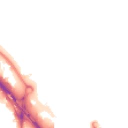 Night-time road noise heatmap for SE10 0BX