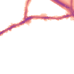 Night-time road noise heatmap for SE10 0DA