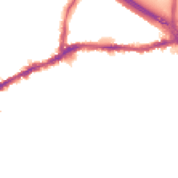 Night-time road noise heatmap for SE10 0DD