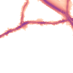 Night-time road noise heatmap for SE10 0DF