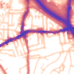 Daytime road noise heatmap for SE10 0DG