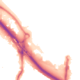 Night-time road noise heatmap for SE10 0DN
