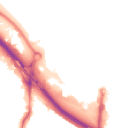 Night-time road noise heatmap for SE10 0DQ