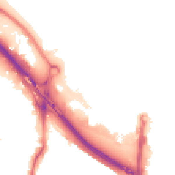 Night-time road noise heatmap for SE10 0DR