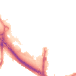 Night-time road noise heatmap for SE10 0JN