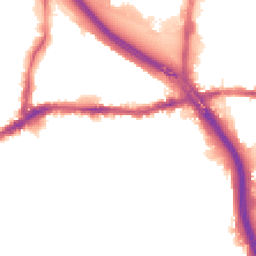 Night-time road noise heatmap for SE10 0LB