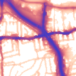 Daytime road noise heatmap for SE10 0LP