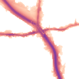 Night-time road noise heatmap for SE10 0LQ