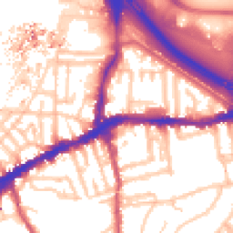 Daytime road noise heatmap for SE10 0RA