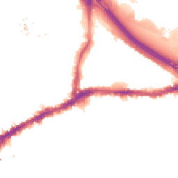 Night-time road noise heatmap for SE10 0RA