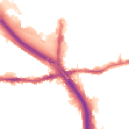 Night-time road noise heatmap for SE10 0RS