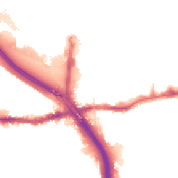 Night-time road noise heatmap for SE10 0RW