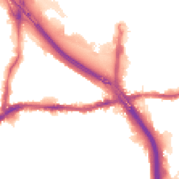 Night-time road noise heatmap for SE10 0RX