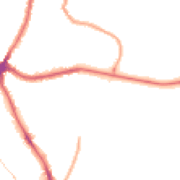 Night-time road noise heatmap for SE10 8AR