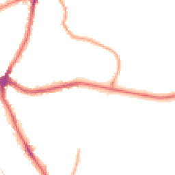 Night-time road noise heatmap for SE10 8AZ